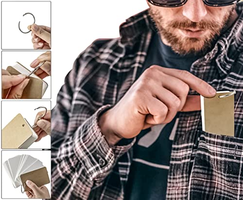 500 Pcs Flash Cards 2x3 Inch Index Cards with Ring Lined Note Card Bood Flashcards, Mini Blank Flash Cards 2x3 White Card Pad Index Note Bood 2 x 3 Notecards for Studying School Supply College - color: White