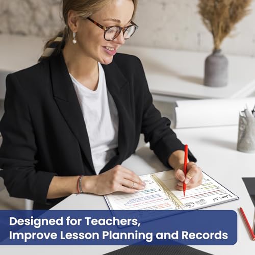 Planner 2026-2027, Academic Year Monthly and Weekly Calendar Planner, Jul 2026 - Jun 2027, Hardcover Teacher Student Planning Agenda book with Tabs, Perfect for School Office Supplies, 6.3" x 8.5" - Lavish Bloom - color: D-Lavish Bloom, size: (6.3"x8.5")a