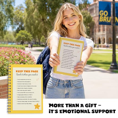 Hangwoous College Survival Gift Card Book, Back to School Gift | 7X5 Inch 24 Pages Card Book For Boys And Girls, Going Away To College Care Package Cash Gifts, Teen Stocking Stuffers - color: White
