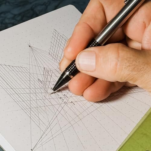 Notsu Dot Grid Desk Notepad, 2 Pack | Tear-Off Landscape Note Pad for Desk, Doubles as Mousepad | Premium Thick Dotted Paper, 50 Sheets, 5.5" x 8.5" - size: 5.5" x 8.5", style: Dot Grid