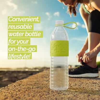 Copco Hydra Water Bottle 20 Oz - Lime Green, Set of 2 | Spill-Guard Leak-Resistant Lid, Minimizes Spills for Commuting, Workouts & Everyday Hydration, 20 Oz Capacity Per Bottle - color: Lime Green