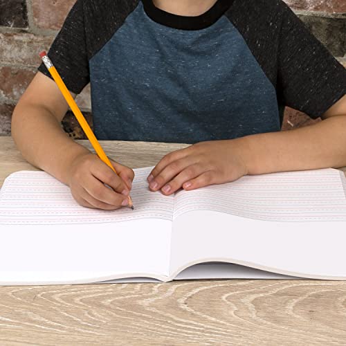 Mead Primary Composition Book, Primary Ruled Journal, Grades K-2, 7-1/2" x 9-3/4", 100 Sheets per Comp Book, Colors Will Vary, 12 Pack (610054-ECM) - size: Pack of 12, style: Grades K-2
