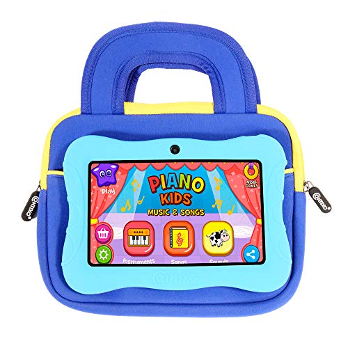 Contixo 10" Tablet Sleeve Bag - Compatible with K102 & K103 Kids Tablets, Protective Carrying Case (Blue) - color: Blue