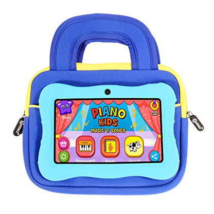 Contixo 10" Tablet Sleeve Bag - Compatible with K102 & K103 Kids Tablets, Protective Carrying Case (Blue) - color: Blue