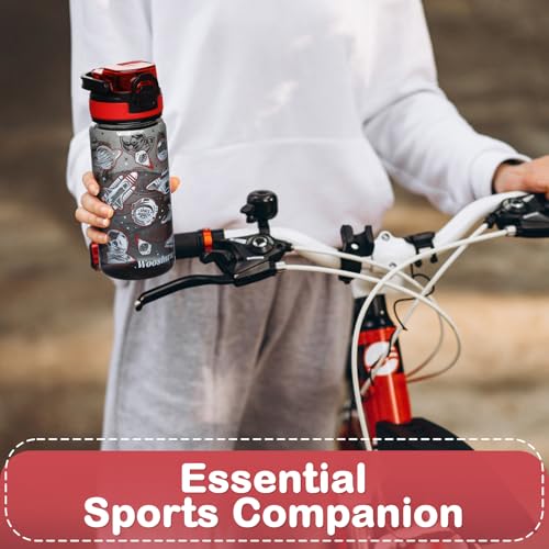 Water Bottles, BPA Free Water Bottle with Straw and Handle, Sports Drinks Bottle, Personalised Cup - color: Spacecraft, size: 20 Ounces