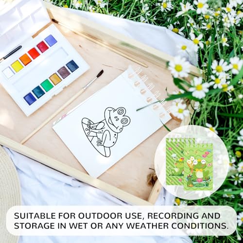 Lcnjscgo 24 Pcs Frog Mini Spiral Notebooks Frog Pocket Notepads Journal Memo Pads for Frog Birthday Party Favors Gifts Goodie Bag Office School Classroom Rewards