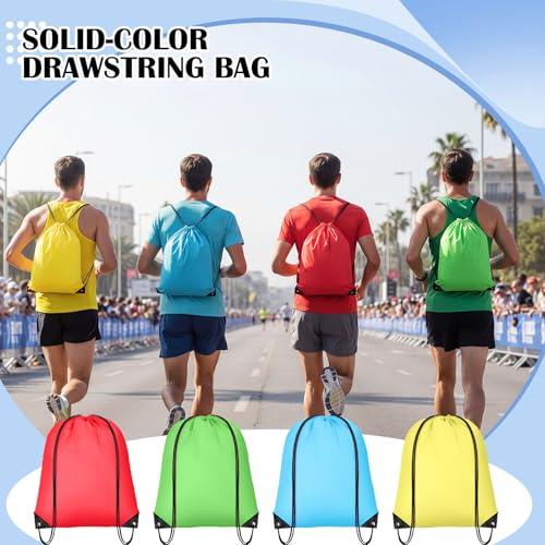 40 Pcs 17 oz Plastic Water Bottles Bulk and Drawstring Backpack Set for Back to School Gifts Reusable Flip Top Leakproof Water Bottles with Handle Adults Sports Gym Travel Outdoor(Classic) - color: Classic