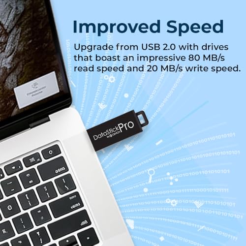 Centon DataStick Pro USB 3.2 Gen1 Flash Drive 32GB 10-Pack Black Value Pack - size: 32 GB (Pack of 10)