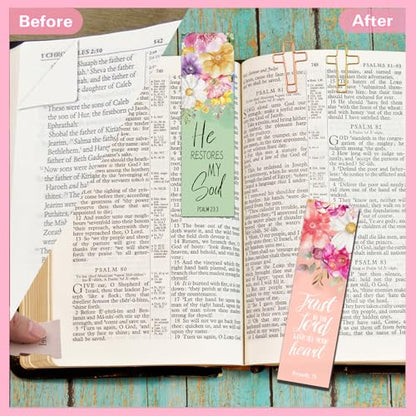 HRFGWDD Bible Study Supplies Journaling Kit for Women, All-in-One Bible Journaling Kit with Bible Highlighters and Pens No Bleed, Bible Tabs, Bookmarks, Bible Bag – Back-to-School Gifts（97pcs） - color: 97pcs