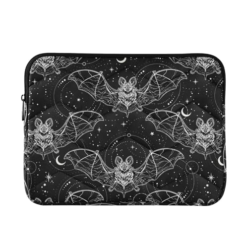 Bat Halloween Laptop Sleeve 13 inch Cute Laptop Bag 14 inch Waterproof Computer Bag for Women Laptop Accessories Computer Cover Bag for Tablet Men - color: Bat Halloween