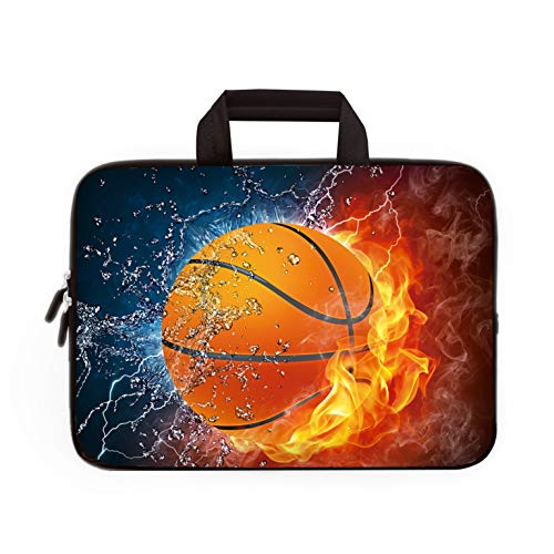 Universal 7-9 inch Tablet Sleeve Ultra-Portable, Neoprene Carrying Sleeve Case Bag Compatible with 7" 8" 8.5" 8.9" 9" Apple iPad mini, Samsung, Google, HP, Acer (Basketball) - color: Basketball