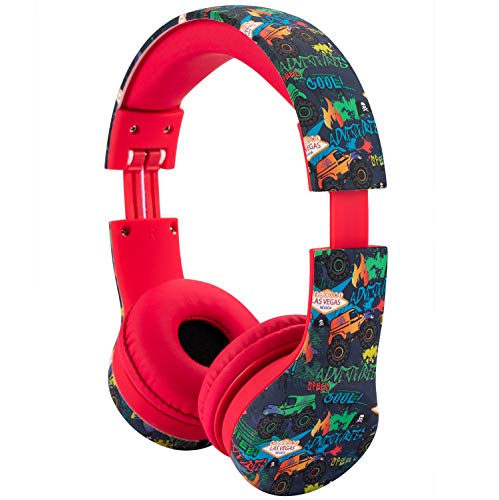 Snug Play+ Kids Headphones with Volume Limiting for Toddlers (Boys/Girls) - Monster Trucks - color: Monster Trucks