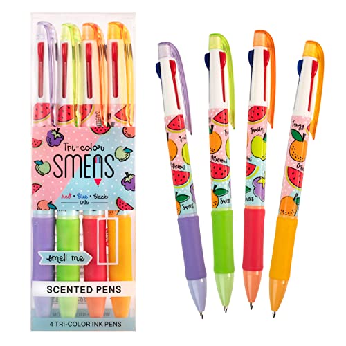 Tri-Color Smens- Patented Gourmet Scented Pens, 4 Count - color: Tri-Color (4 Count)