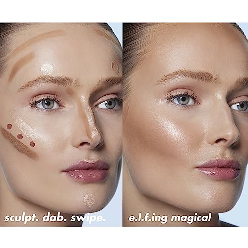 e.l.f. Halo Glow Highlight Beauty Wand, Liquid Highlighter Wand For Luminous, Glowing Skin, Buildable Formula, Vegan & Cruelty-free, IRL Angel - color: IRL Angel