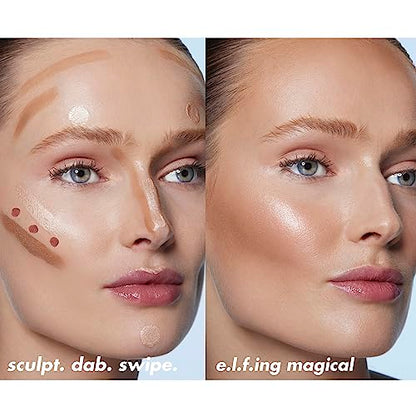e.l.f. Halo Glow Highlight Beauty Wand, Liquid Highlighter Wand For Luminous, Glowing Skin, Buildable Formula, Vegan & Cruelty-free, Pink Prism - color: Pink Prism