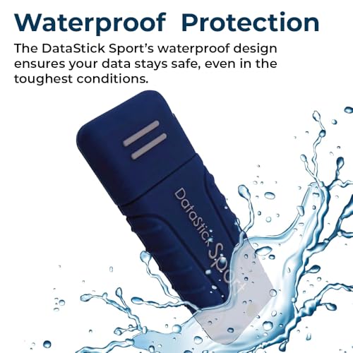 Centon Electronics MP Essential USB 3.2 Gen1 DataStick Sport Flash Drive, 8 GB, 10 USB Flash Drives, 10 Bulk Pack, Navy Blue - size: 8 GB, style: Pack of 10