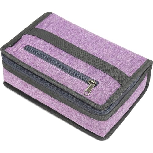 FlowFly Small Insulated Lunch box Portable Soft Bag Mini Cooler Thermal Meal Tote Kit with Handle for Work & School, Purple - color: Purple