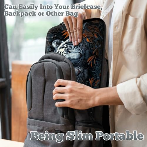 Laptop Sleeve Case Bag 15 inch, White Tiger Slim Carrying Case Durable Handbag Travel Laptop Bag for 15 inch MacBook Air M3/M2/15 Pro/Surface Laptop 7/6/5/4/3/ Dell XPS 15 Plus - color: White Tiger, size: 15 Inch