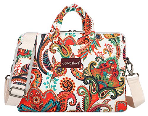 Paisley Pattern Lightweight Waterproof Laptop Shoulder Bag Sleeve Case for MacBook Pro 16 inch and 15.6 inch-16 inch Laptop - color: Paisley
