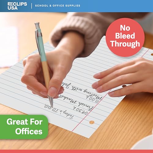 Loose Leaf Paper College Ruled Notebook Paper College Ruled Lined Writing Filler Paper 10.5” x 8” 4800 Sheets 200 Sheets Per Pack 60 gsm (24 Pack) - size: 24 Pack