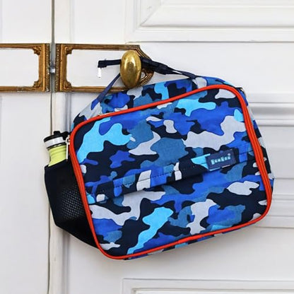 Yumbox Insulated Lunch Bag, Fits Bento Box & Bottle, Camo | Holds Lunch Box & Water Bottle | Adjustable Carry Strap | Insulated EVA Lining | Lightweight Design | Wipe-Clean Fabric - color: Camo