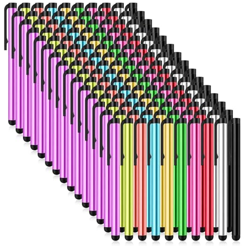 150 Pcs Styluses Pens for Touch Screens Universal Stylus Compatible with Touch Screens Capacitive Stylus Compatible with All Universal Touchs Screen Devices, 10 Colors