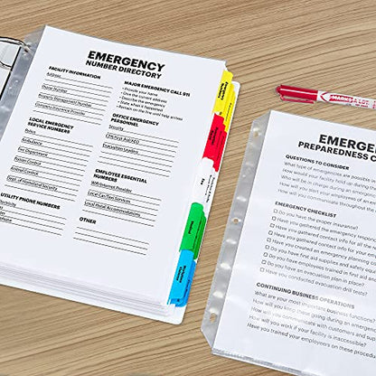 Avery Clear Heavyweight Sheet Protectors, 8.5" x 11", Non-Glare, Easy Load, 500 Total Page Protectors (74102)