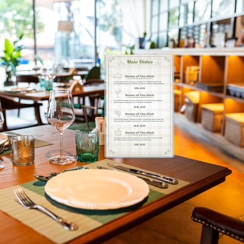 Rainmae 12 Pack 8" x 10" Rigid Print Protectors, Clear Hard Plastic Page Sheet Protectors, Paper Sleeves Photo Plastic Sleeves Document Holder Birth Certificate Protector - color: 8*10in (12pcs)