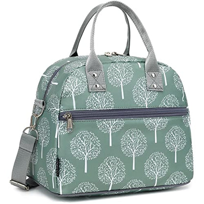 FlowFly Insulated Lunch Bag With Shoulder Strap for Women, Men, and Kids, Large and Reusable, Handle, Freezable Work and School Travel Tote and Meal Prep Organizer,Dandelion - color: Dandelion