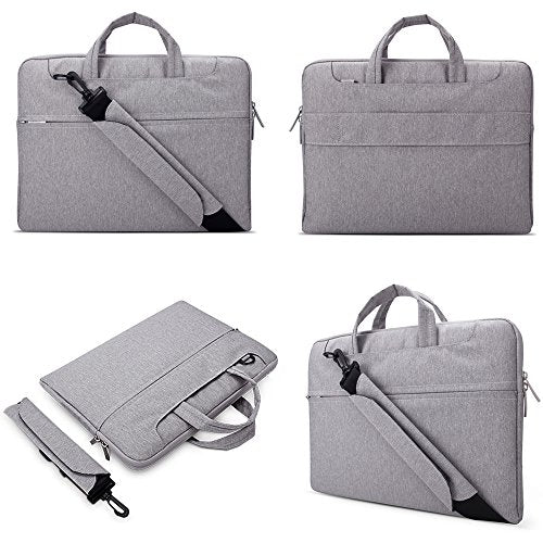 Lacdo 13 Inch Laptop Shoulder Bag Sleeve Case for 13 inch MacBook Pro 2012-2015/13 inch MacBook Air A1466 A1369 2010-2017 / Lenovo HP Dell Acer ASUS Chromebook 13, 13.8 inch Surface Laptop 7, Gray - color: Gray, size: Older MacBook Air Pro & 13 Inches