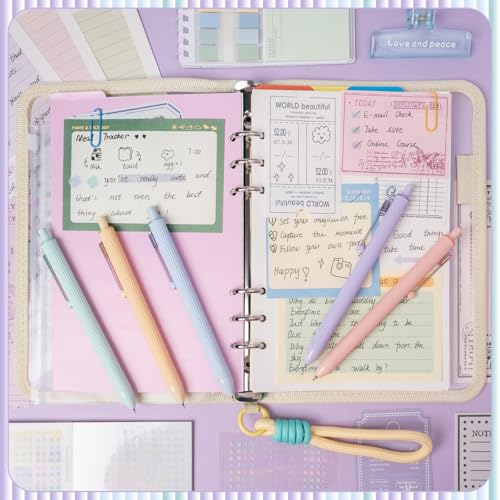 YOXMJDB Gel Pens, 5 Pcs 0.5mm Black Ink Fine Point Pens Quick-Drying Retractable Pens with Diamond-Shaped Barrel, Smooth Writing Pens for Journaling & Note Taking (5 Pcs Z5 Macaron) - color: 5 Pcs Z5 Macaron