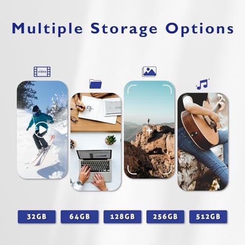 LinkMore EJECT32 64GB USB 3.2 Flash Drive, Read Speed up to 100MB/s, Retractable Design Thumb Drive - color: Blue(EJ32), size: 64GB