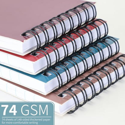 QiCheng Pocket Notebook Mini Notepad Small Spiral Notebooks 3X5Inch | functionality PortabilityPortability convenience - size: 12-1