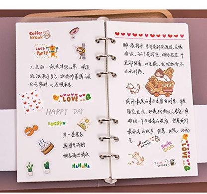 A6 Binder Refills Blank, Spiral Notebook Plain Refill, Planner Inserts Blank Paper for Filofax/Personal Journal, 45sheets/90pages,Harphia (Harphia A6 3.74 x 6.77'',Blank) - color: Blank Paper, size: A6