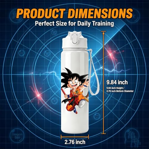 Cartoon Huntrix Water Bottle for Girls, 25oz Leak Proof with Straw Lid, Gifts for Girls (Dragon) - color: Dragon