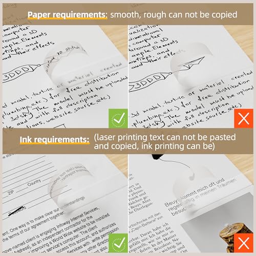 Stick UP Invisible Matte Tape Refill 6 Rolls, Clear Magic Adhesive Tape Bulk Hand Tearable for School Office Supplies Packing Repairing Scrapbook, Compatible with Tape Dispenser, 0.75in x 1000in