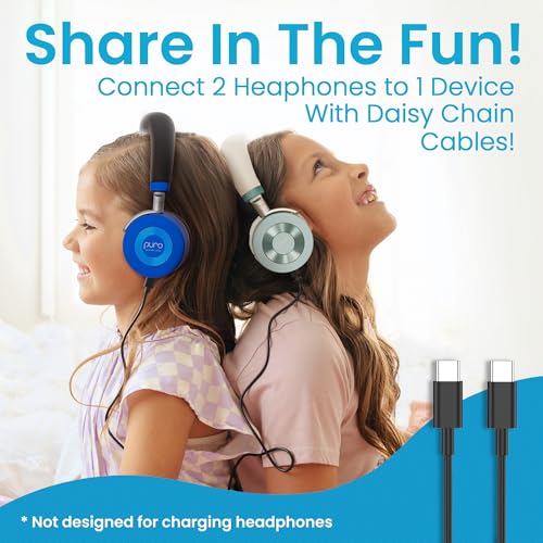 Puro Sound Labs JuniorJam Plus Volume-Limiting Wireless Bluetooth Headphones for Kids, Secure Audio with Adjustable On-Ear Design, 22-Hour Battery Life, Ideal for Tablets, Smartphones & PCs - Teal - color: Teal