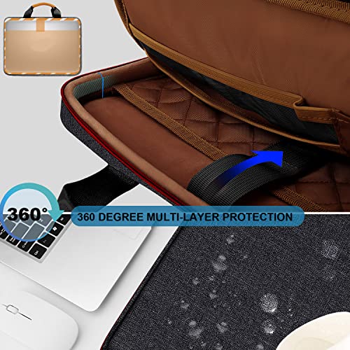 ZINZ Expandable Laptop Case 13-13.3-14 Sleeve Compatible with MacBook Pro/Neo 14" M5/M4/M3/M2/M1, MacBook Air/Pro 13", XPS 13/14, Surface Book/Laptop 13.5" and Most 13-14 inch Notebooks，B01RD01 - color: B01rd01, size: 13-14"