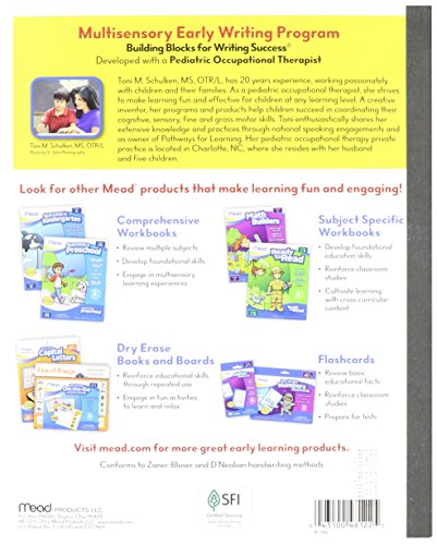 Mead Learn To Letter Writing Book Printed Book,White - size: 1 Count (Pack of 1)