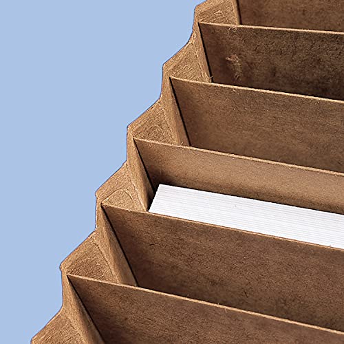 Smead Expanding File with Flap and Cord Closure, 21 Pockets, Alphabetic (A-Z), Letter Size, Kraft (70121) - size: 1 Count (Pack of 1), style: Expanding File