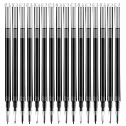 16Pcs 0.7mm Black Erasable Gel Ink Pen Refills Compatible with Frixion | for Friction, Replaceable Medium Fine Point Clicker Refill Stationery - color: Black 16pcs