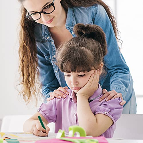 Suitable for 2-5 years old short triangle big wide grip thick, 8 3.5 inch thick pencils, preschool children, children hand drawing mini wooden pencils (dark green) - color: Green
