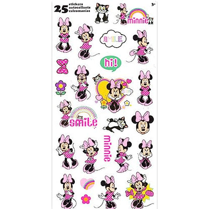 Disney Minnie Mouse Stainless Steel Water Bottle for Girls - 14 Oz Reusable Canteen for Home, School, Plus Stickers, More | Minnie Mouse Water Bottle