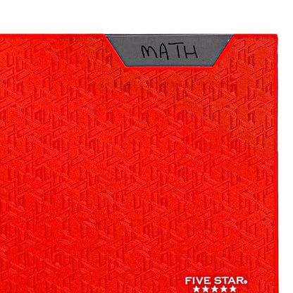 Five Star 2-Pocket Folder, Plastic Folder with Stay-Put Tabs and Prong Fasteners, Holds 8-1/2" x 11" Paper, Fire Red (72109) - color: Red, size: 1 Count (Pack of 1)