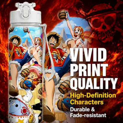 Cartoon Huntrix Water Bottle for Girls, 25oz Leak Proof with Straw Lid, Gifts for Girls (One Piece) - color: one piece