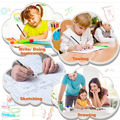 Pasimy 120 Pieces Bulk Inspirational Pencils Colorful Cute Motivational Pencil with Eraser Wood Fun Positive Pencils with Inspiring Words Sayings for Students Classrooms Favors Back to School
