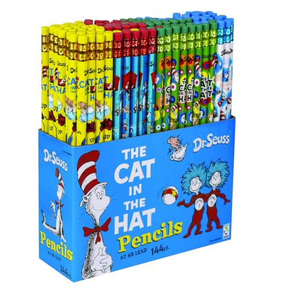 Raymond Geddes Dr. Seuss Cat in the Hat #2 Pencils (Pack of 144)