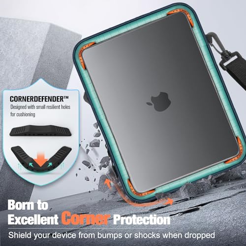 MoKo 13-14 Inch 360° Protection Laptop Sleeve Bag with Earphone Port | Fits Mac Neo 13-inch, Mac Air 13/13.3/13.6-inch, Mac Pro 13/14-inch and Surface Pro 9/8/10/11 13-inch, Black - color: Black, style: 13.3-14 Inch