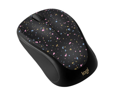 Logitech Compact Wireless Mouse, 2.4 GHz with USB Receiver, 1000 DPI Optical Tracking, 18-Month Life Battery, PC/Mac/Laptop/Chromebook, Speckle (Renewed)