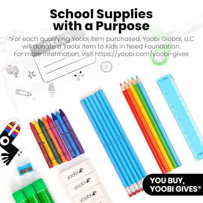 Yoobi Index Legal Dividers Card Holder Set 3x5 – Pack of 4 with Storage Cases & Tab Dividers – Holds 100 Cards Each – Colorful Note Card Organizer for Students, Teachers & Office Use